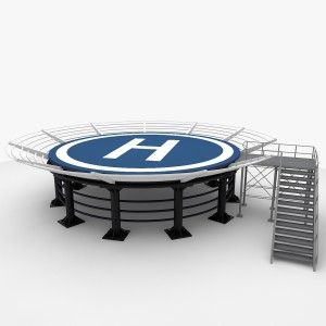 Helipad representing a Landing Page